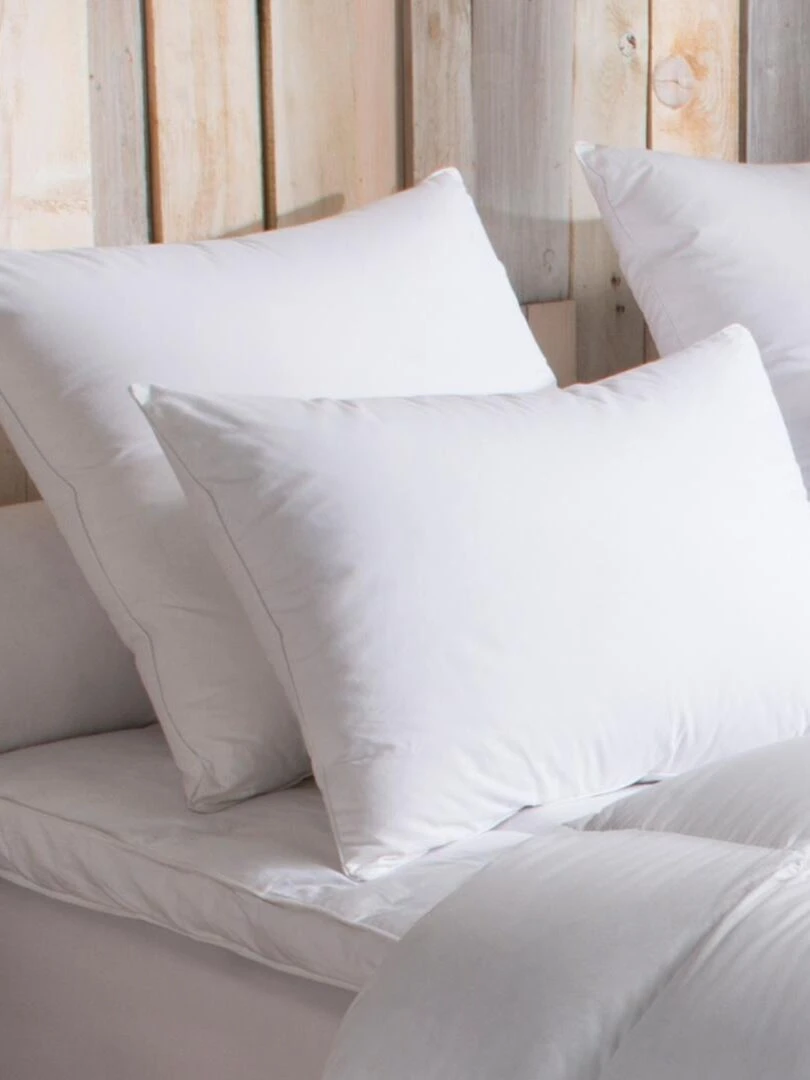 DODO Oreiller 90% Duvet d'Oie MOELLEUX Blanc