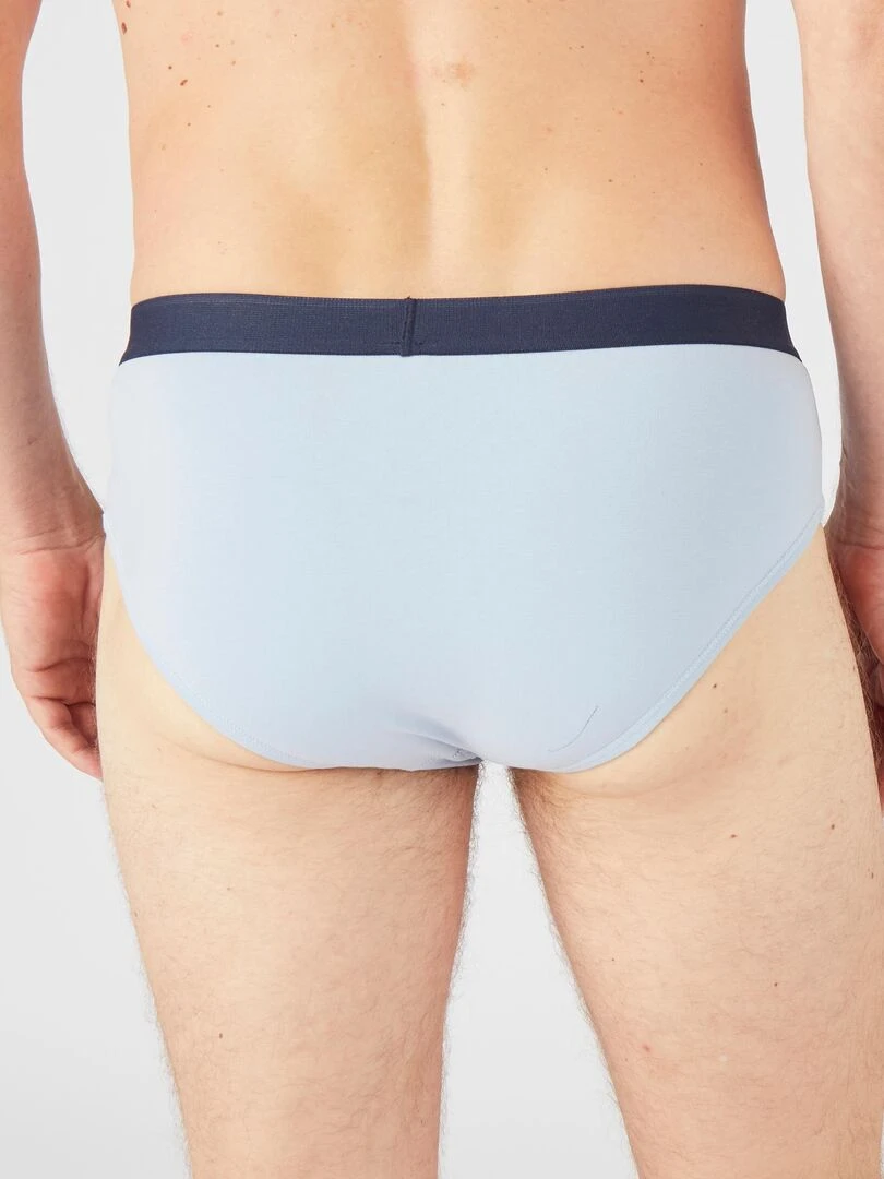 Lot de 3 slips ouverts   Damart   Gris Bleu