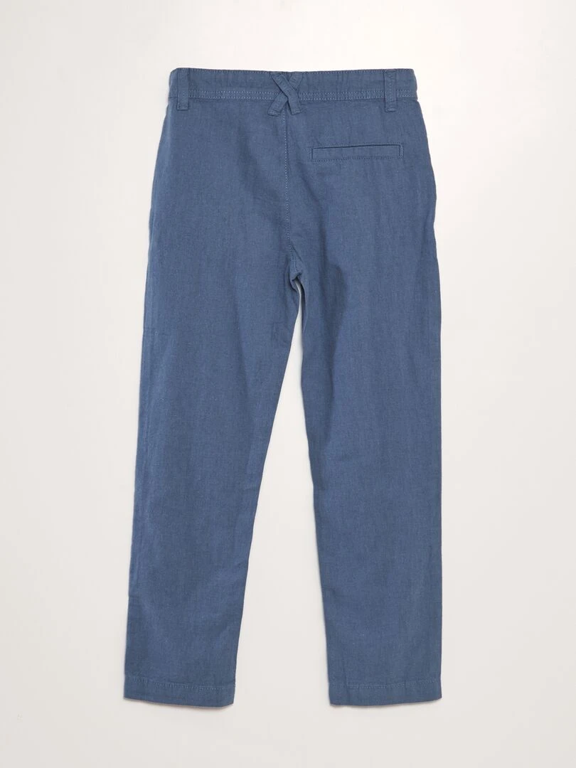Pantalon chino léger Bleu