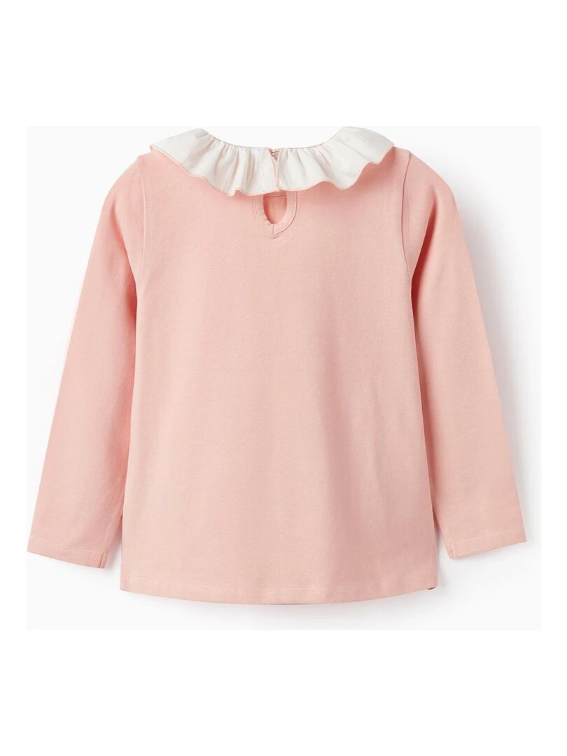 T shirt à manches longues the voyage 'Zippy' Rose clair