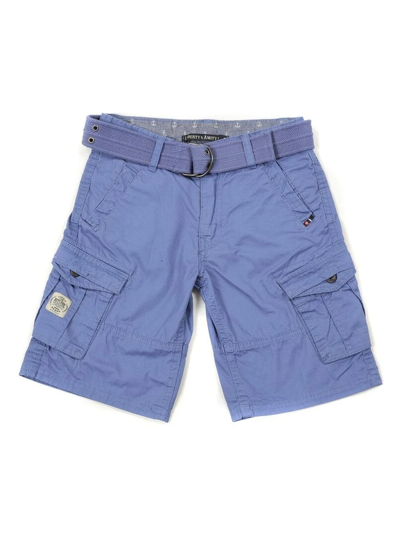 BERMUDA BATTLE BASTAING BOY Bleu