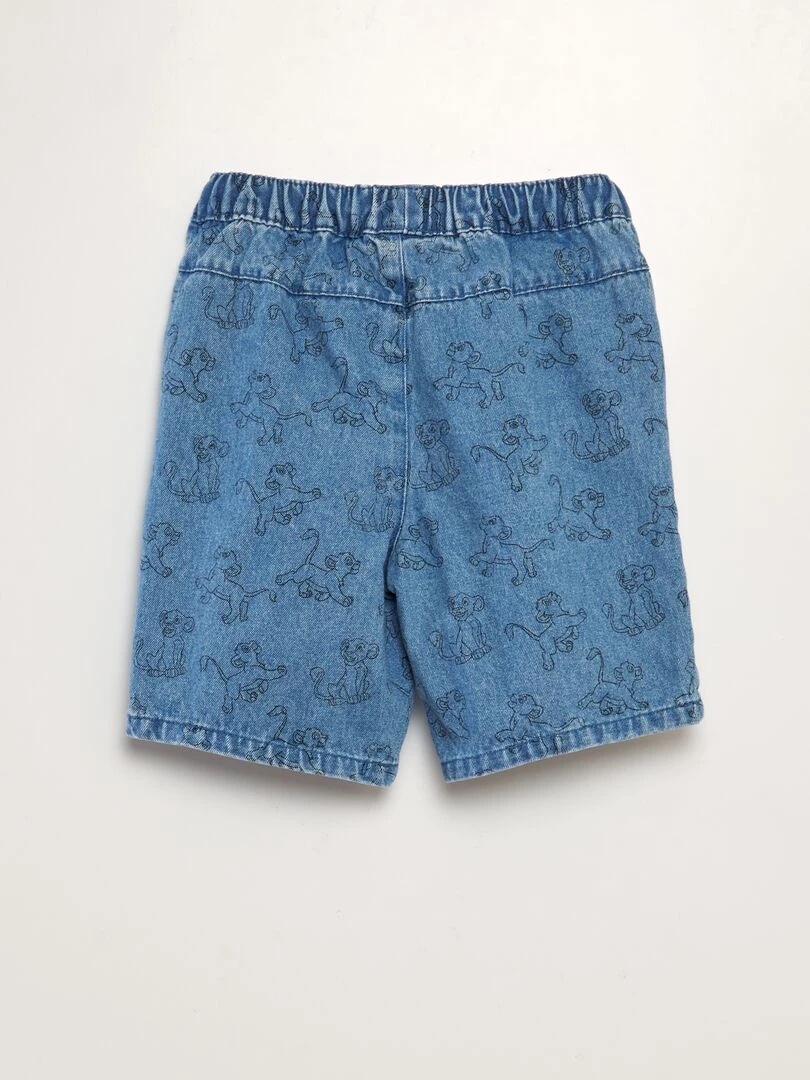 Short en jean 'Roi Lion' Bleu