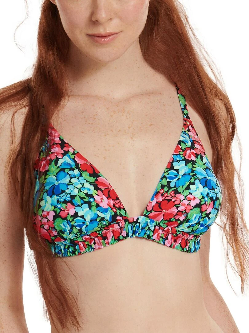 Haut maillot de bain triangle préformé sans armatures Napoli Bleu