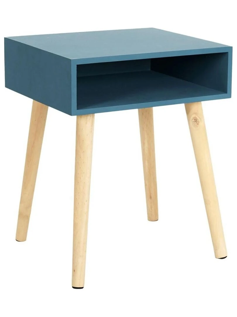 Table de chevet niche bleu Bleu