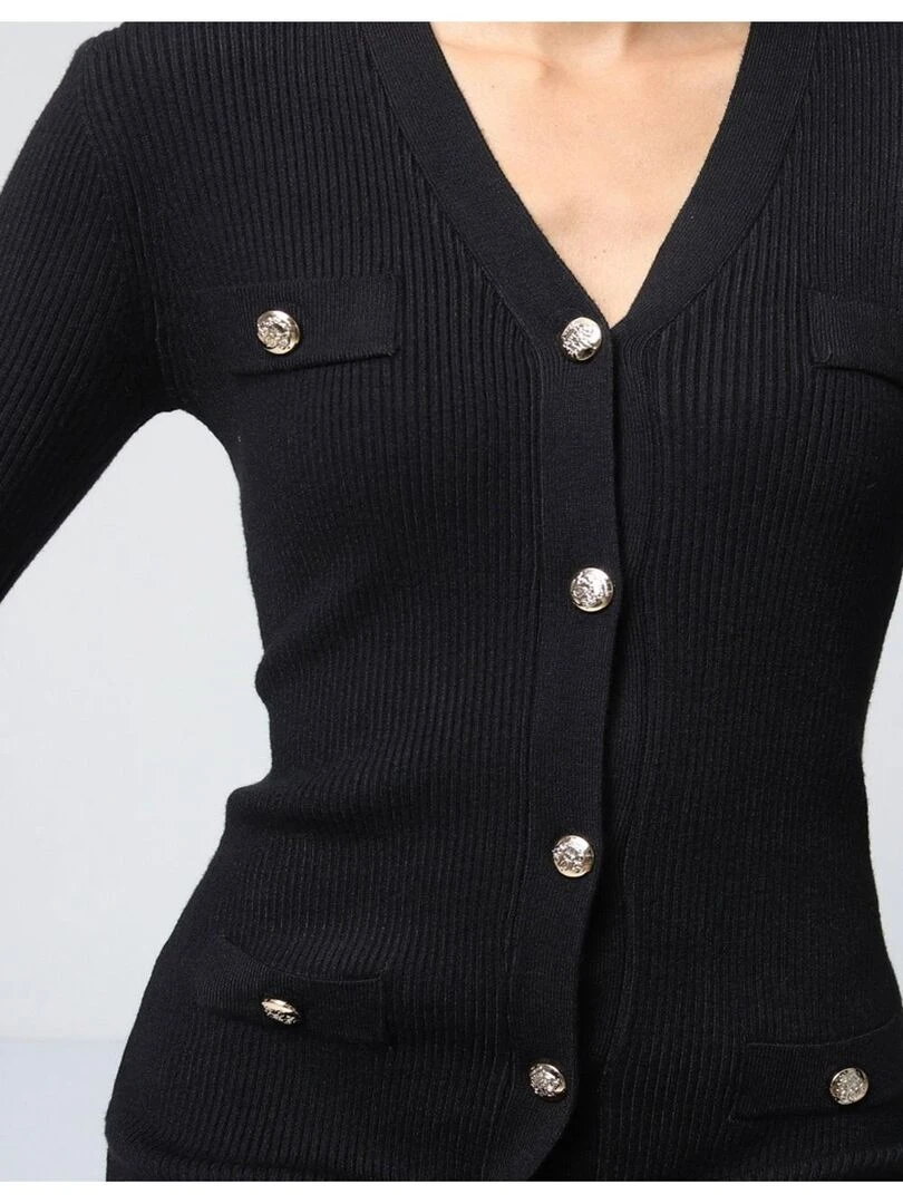 Robe pull Kebello Noir Noir