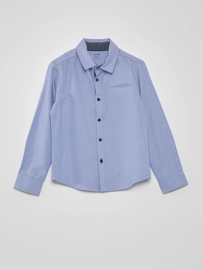 Chemise en coton BLEU