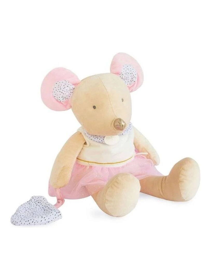 Doudou Doudou et compagnie Souris Beige Pantin Suzie en Tutu Beige