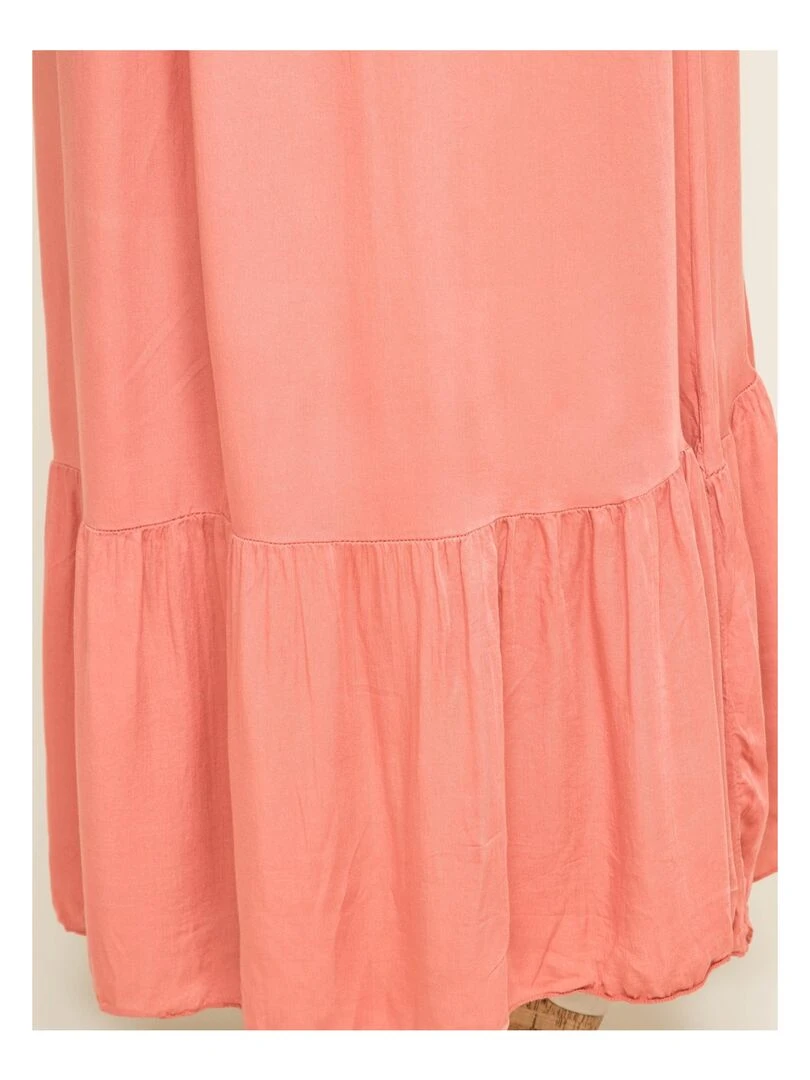 Robe longue ISTYLE   Rouge brique