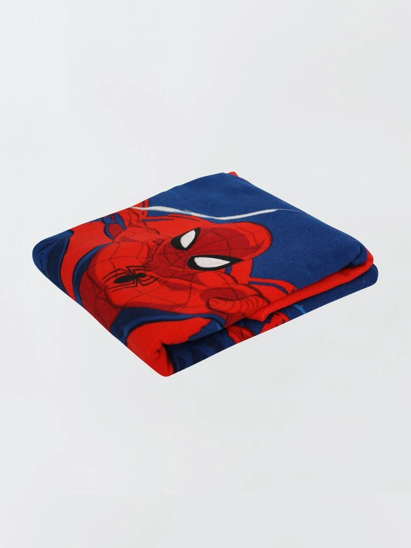 Cape de bain imprimée 'Spider man'   Bleu