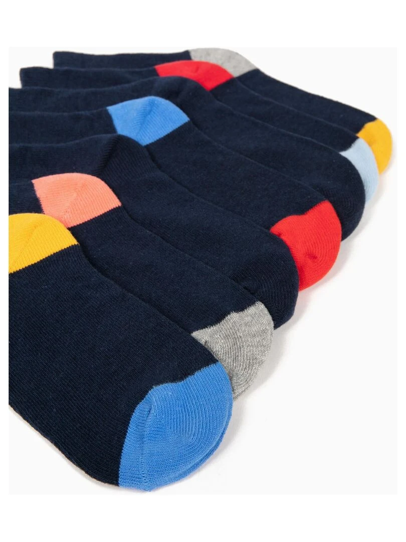7 Paires de Chaussettes Garçon ESSENTIALS LINE Bleu foncé