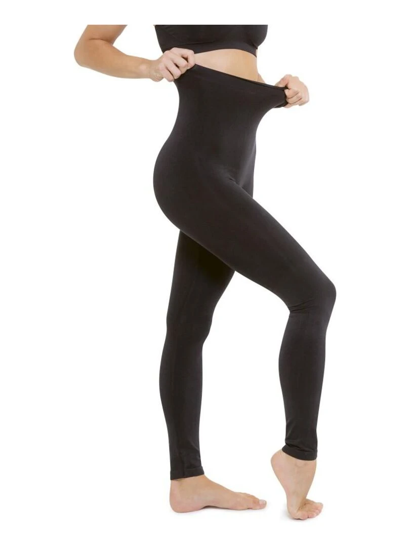 Legging taille haute affinant noir So'Slim   Noir
