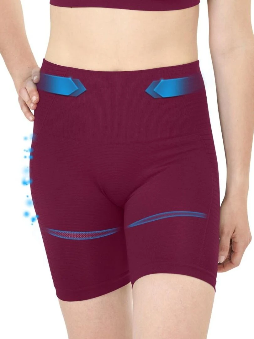 Cycliste minceur sport et maintien Cellutex pour femme Violet prune