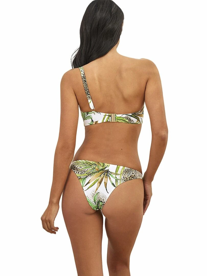 Bas maillot brésilien de bain taille basse Paradise   Blanc