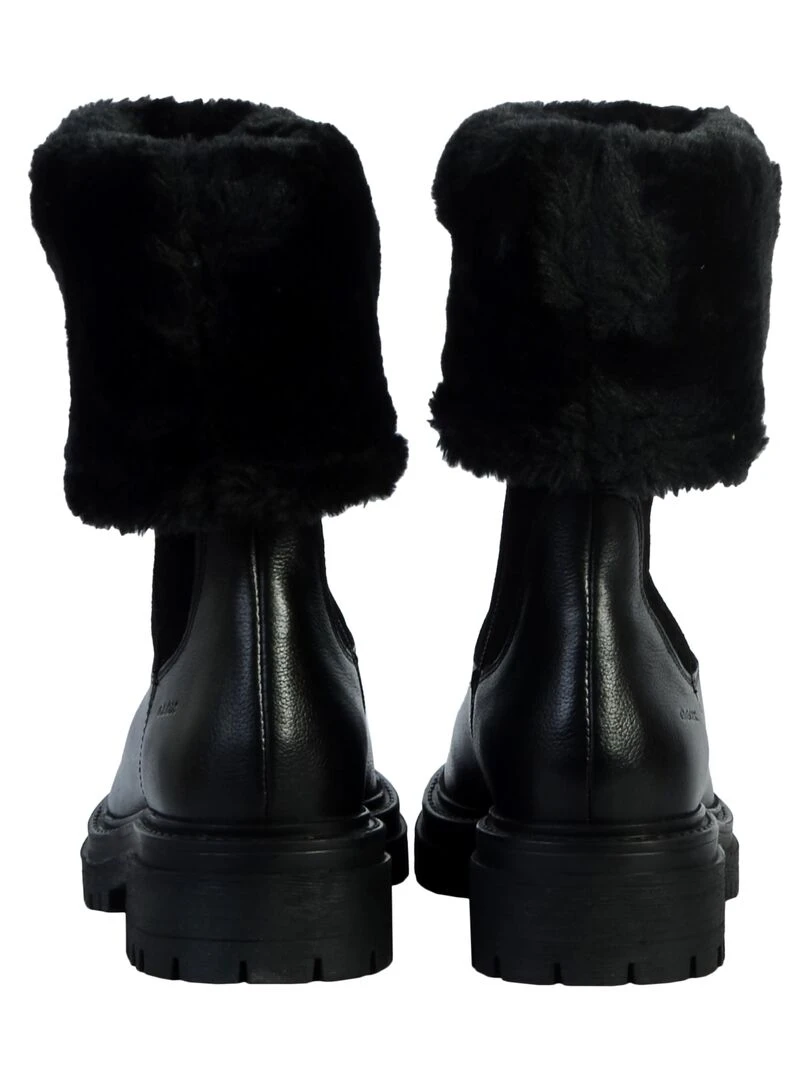 Bottes Cuir Geox Iridea   Noir