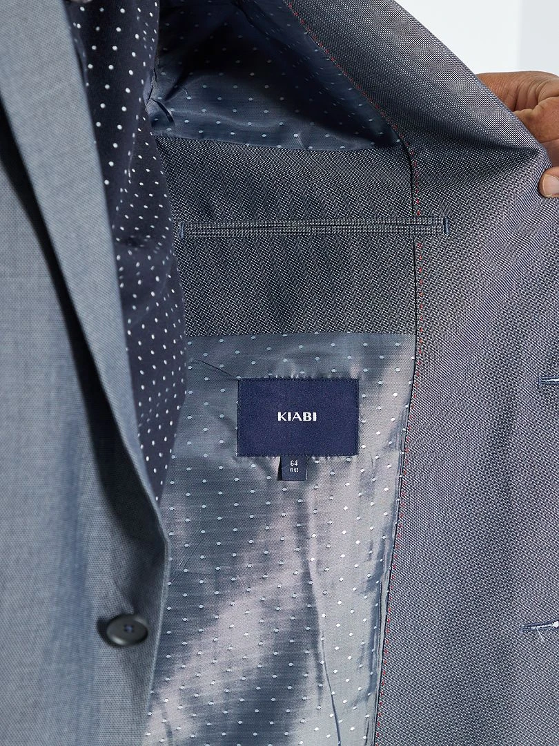 Veste de costume regular   bleu noir