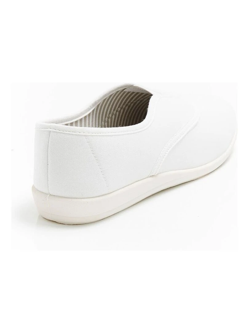 Ballerines en toile   Damart   Blanc