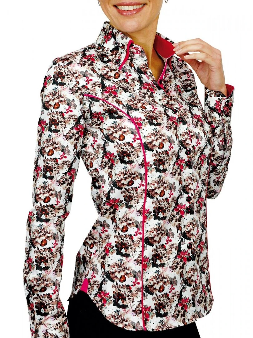 Chemise imprimée SIDNEY   Rose