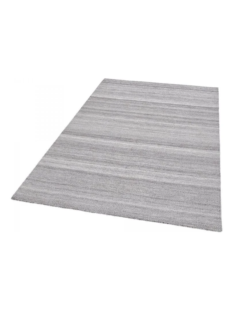 Tapis kilim LOFODI tissé   Argent