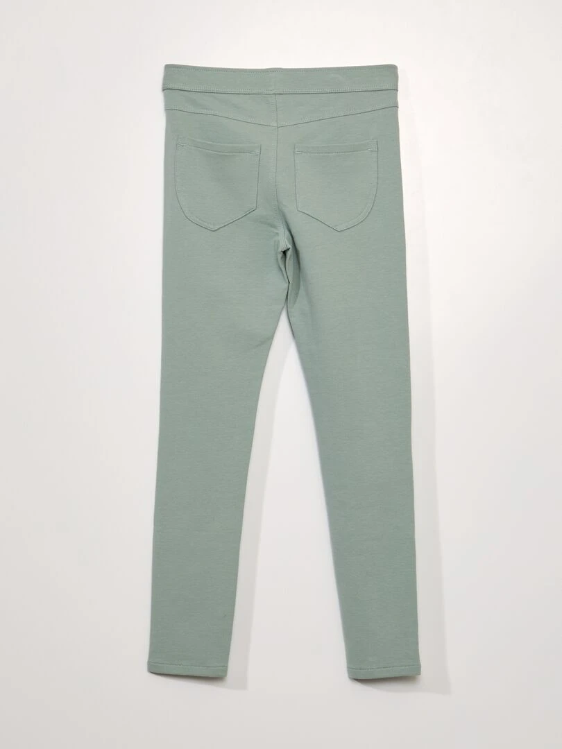 Jegging uni   Vert tilleul