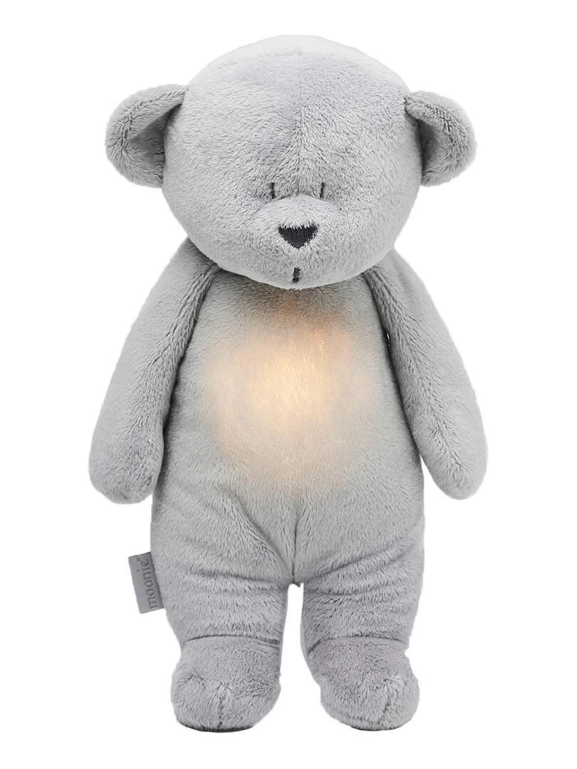 Veilleuse l'ours douceur sons & lumières Gris