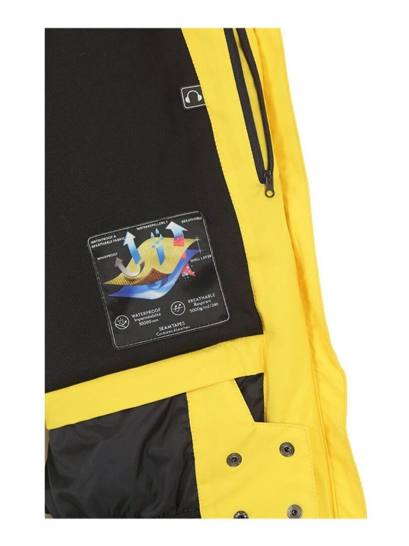 Blouson de ski femme ANCELLE   Jaune