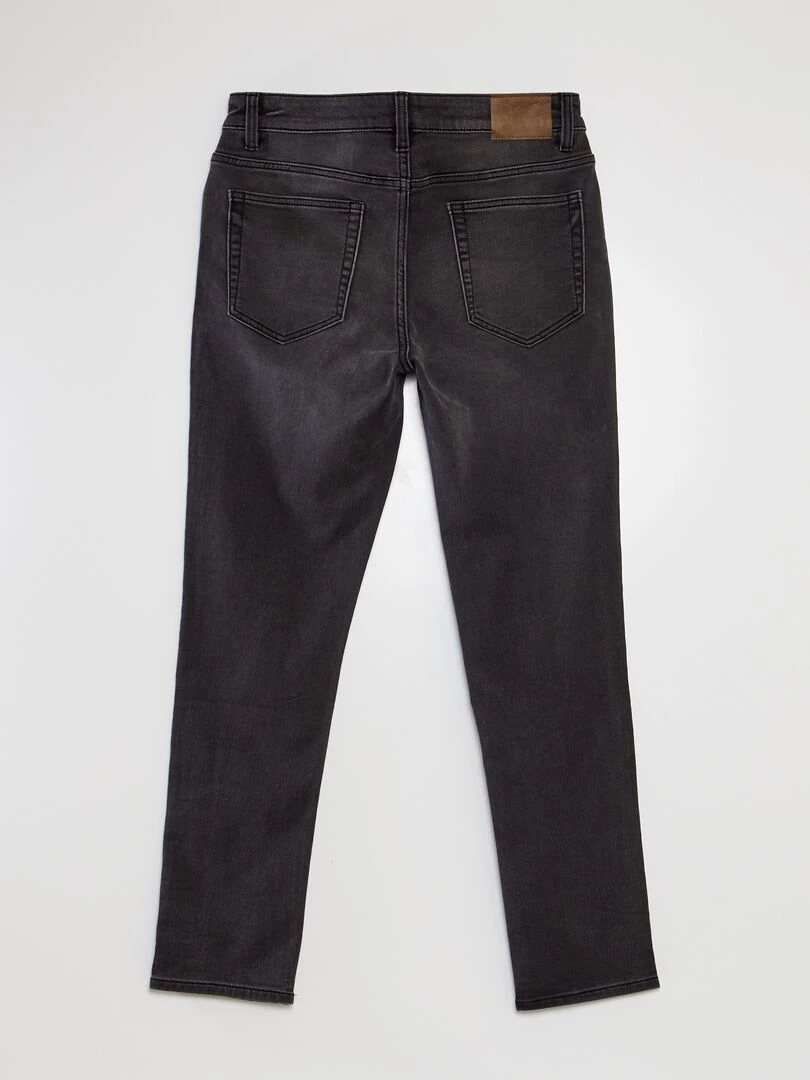 Jean slim stretch L30 Gris/noir