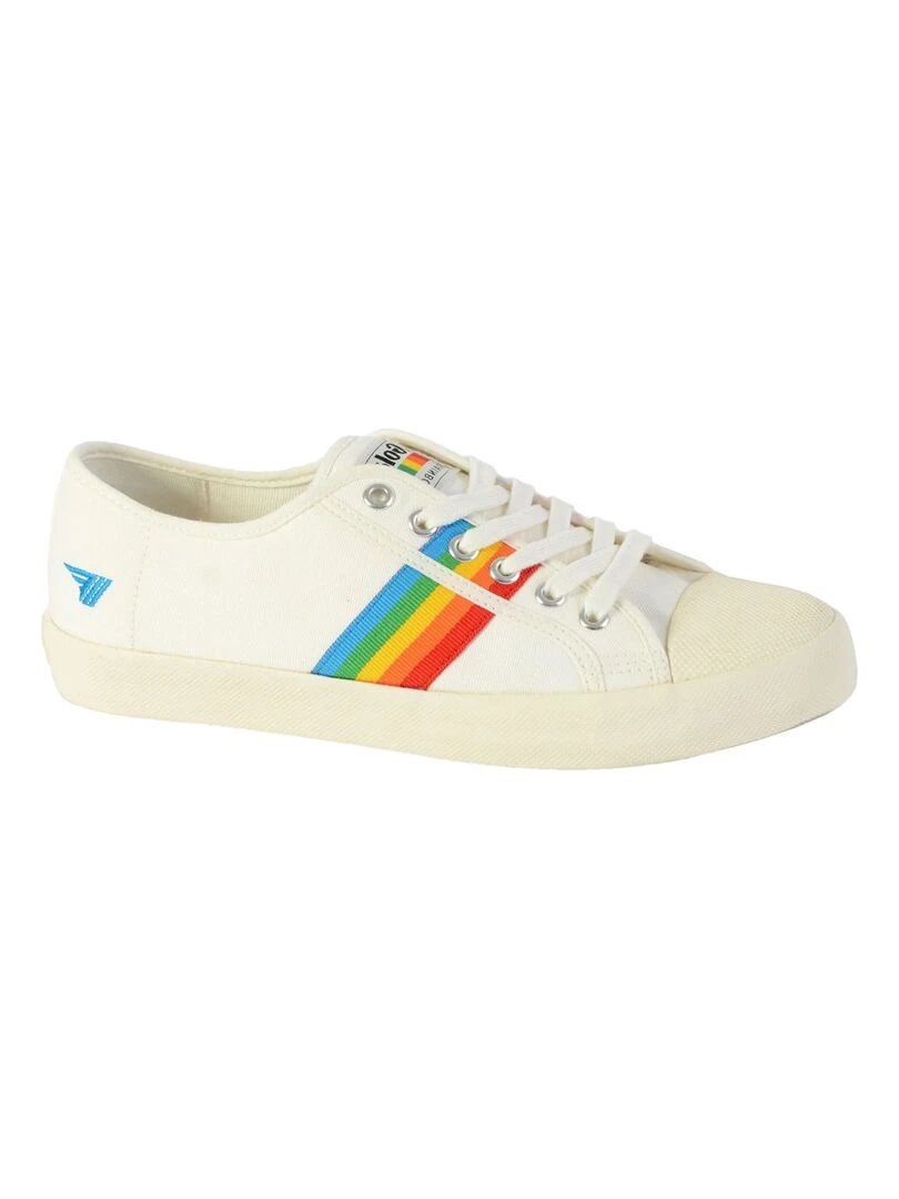 Basket Gola Coaster Rainbow Blanc