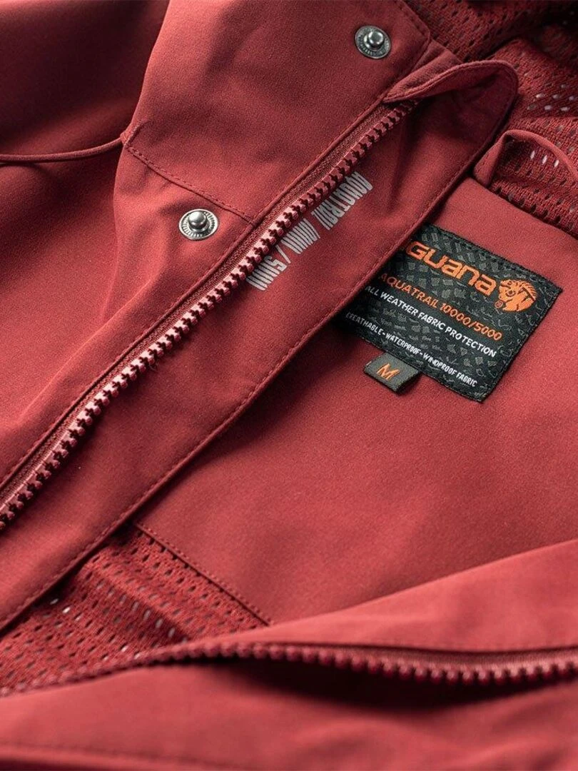 Iguana   Veste imperméable NAVY   Rouge foncé