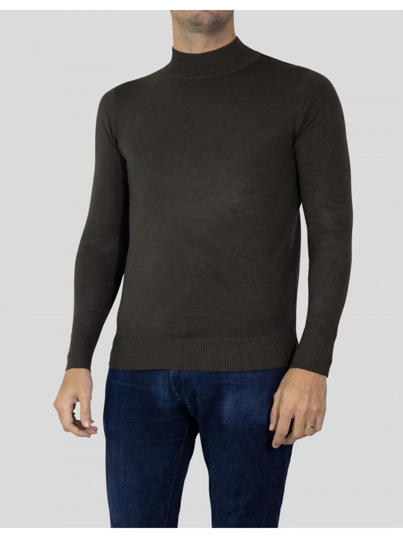 Pull manches longues Kebello Marron