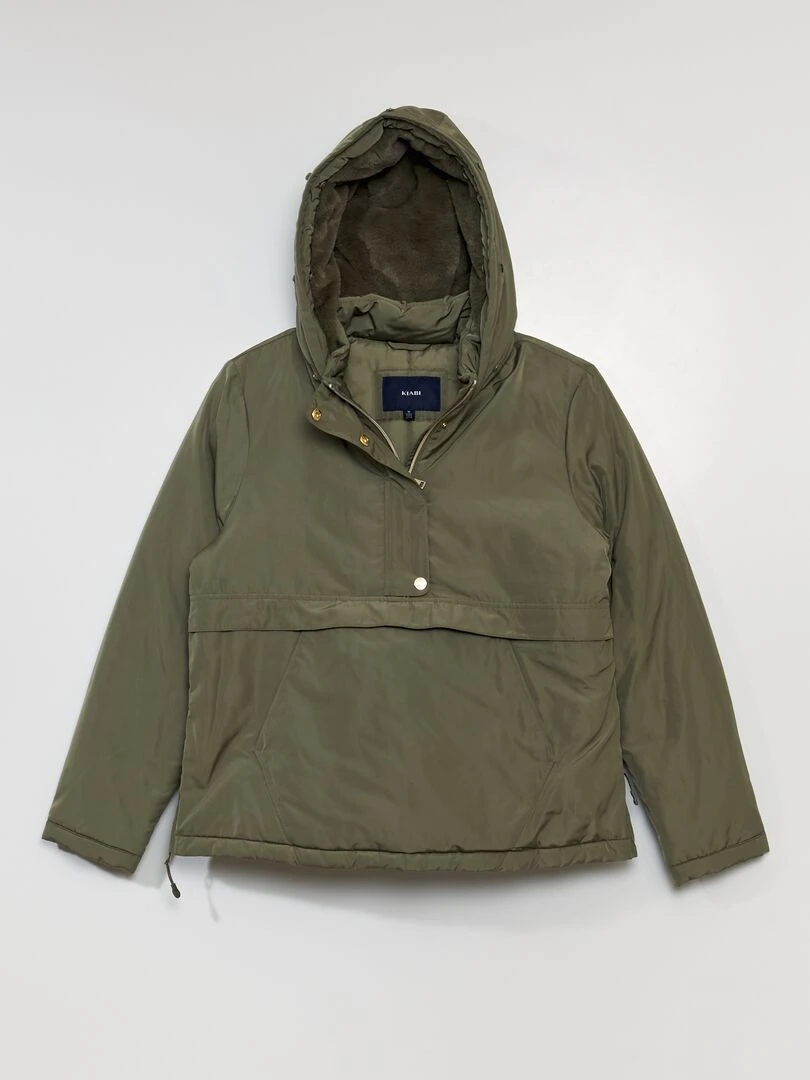 Parka avec ouverture zippée   So Easy   Vert
