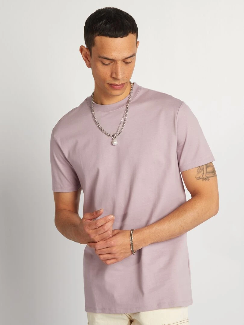 T shirt à col rond en coton Tough Cotton™ Violet