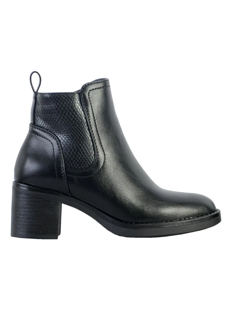 Bottines à Talon The Divine Factory Noir