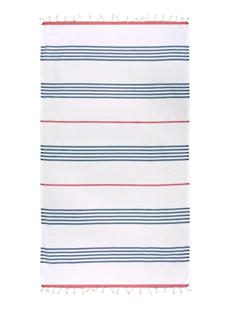 Serviette hammam Lagoon "Happyfriday"   Bleu
