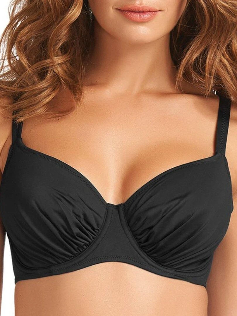 Haut de maillot de bain Versailles minimiseur à armatures Noir