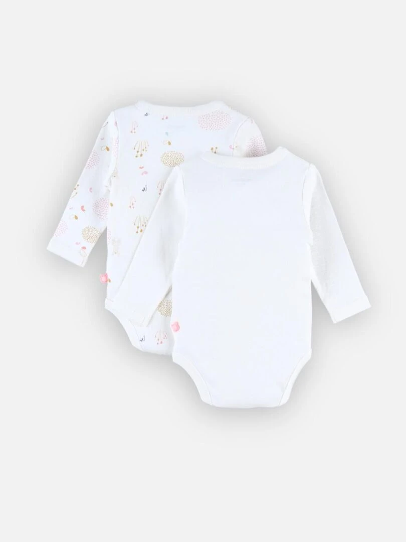Set 2 bodys croisés Lina & Joy Noukie's Beige