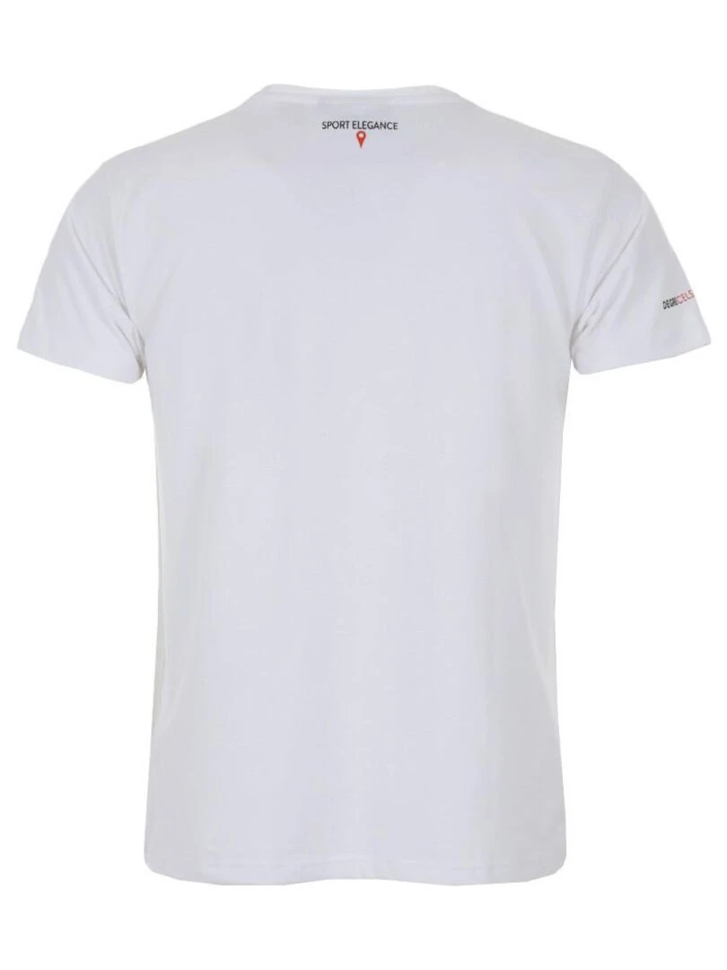 T shirt manches courtes homme CERGIO DEGRE CELSIUS Blanc