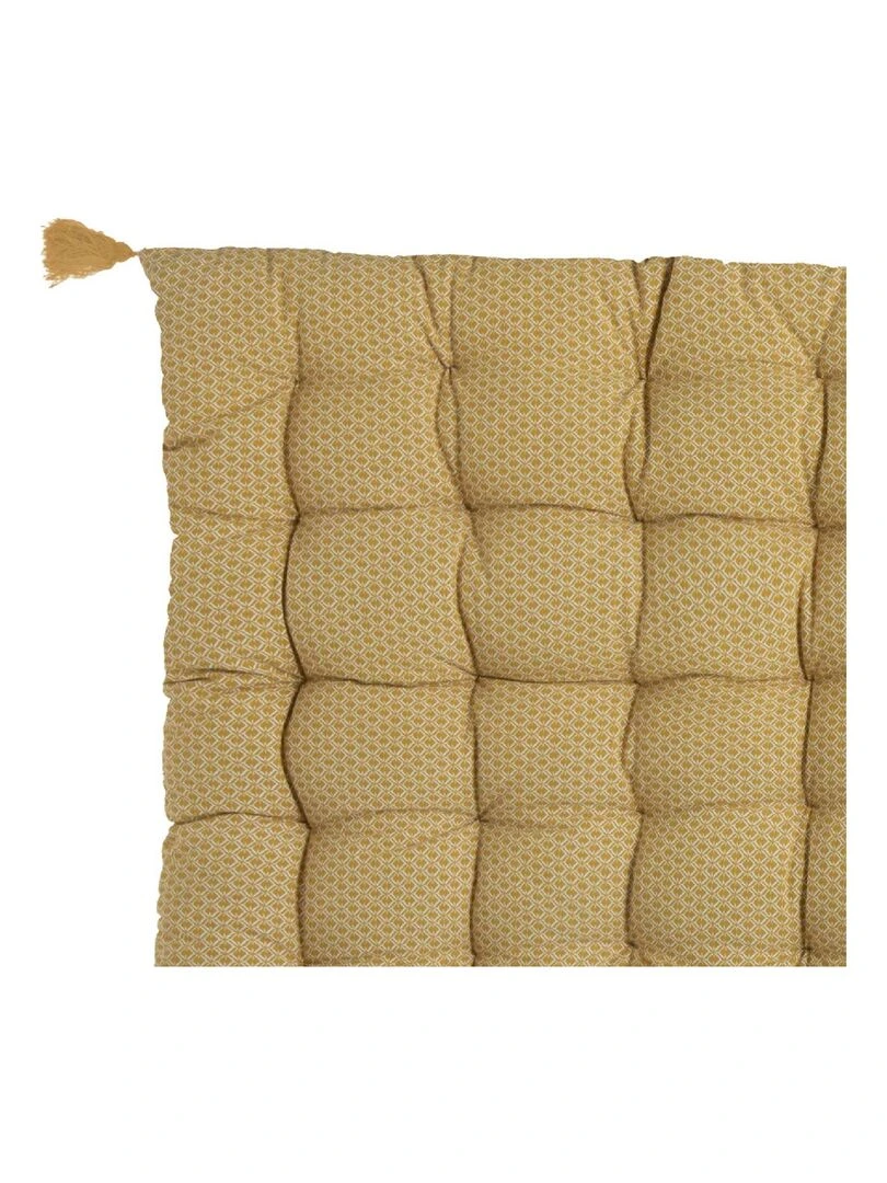 Matelas de sol à pompons Jaune