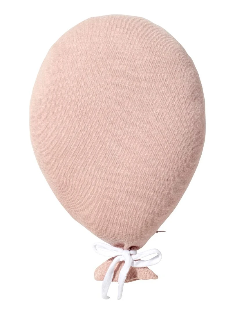 Coussin bébé en coton tricoté ballon Rose