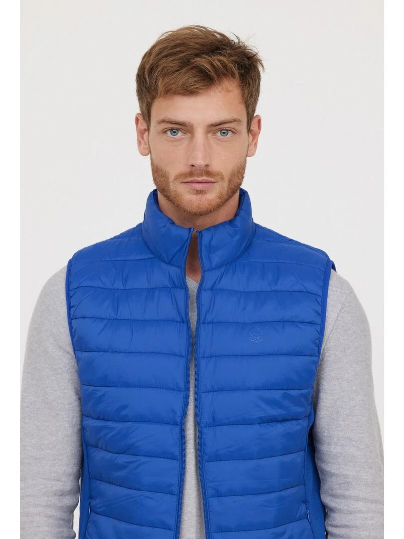 Lee Cooper   Doudoune sans manches nylon regular FONILE   Bleu