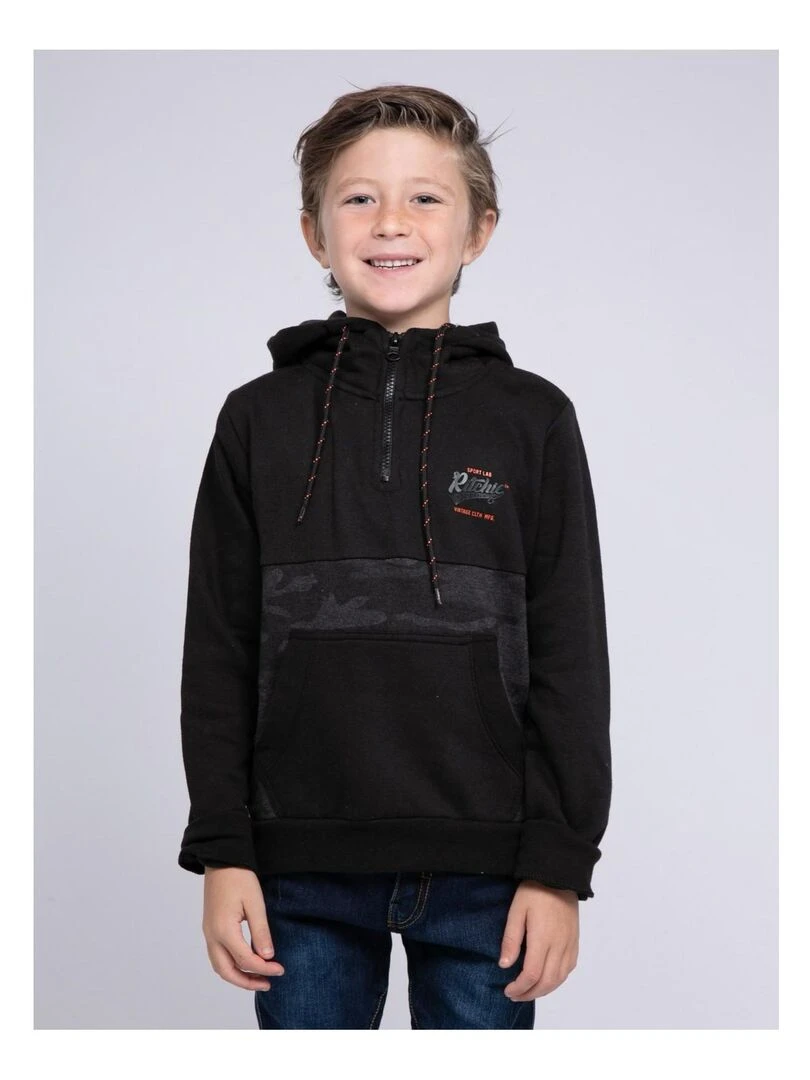 Sweat capuche WASKAL J Noir