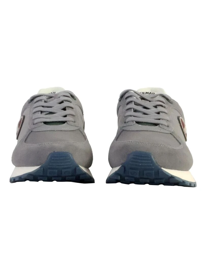 Basket Cuir Colmar Travis Authentic   Gris