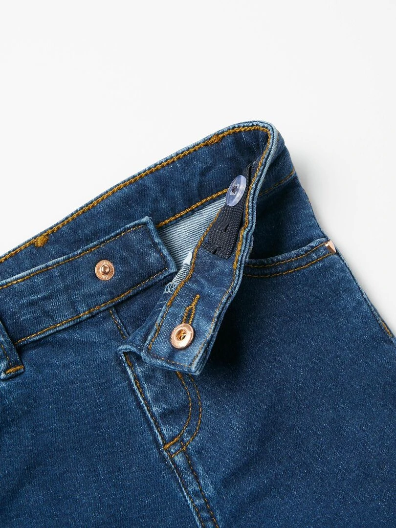 Short en Denim de Coton Bébé Fille  READY PLAYER   Bleu