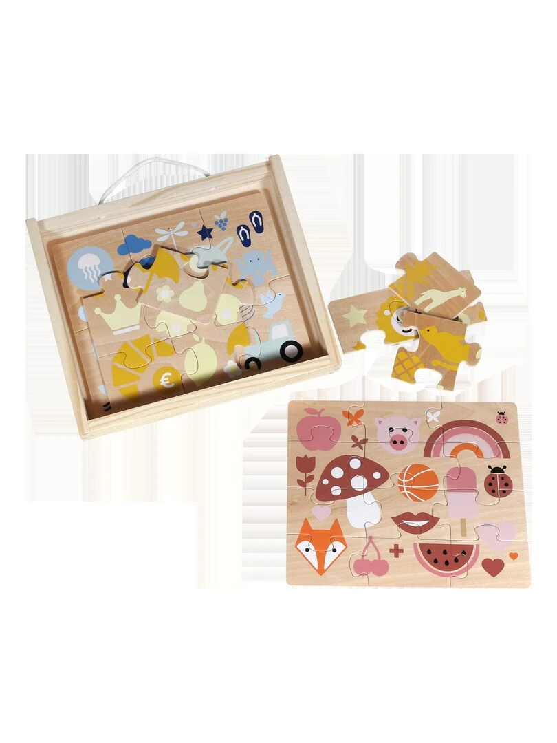 Set de puzzle en bois   N/A
