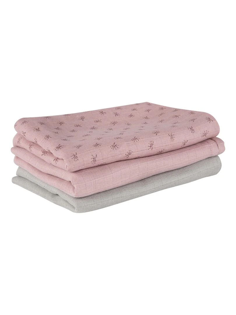 ROBA Set de couches bio de 3 pièces "Lil Planet" – rose Rose