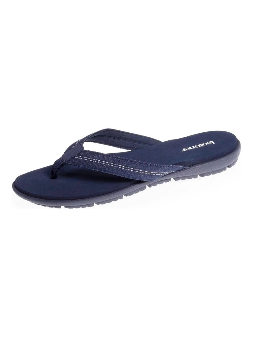 Tongs sport Femme confort tige jean marine Bleu marine