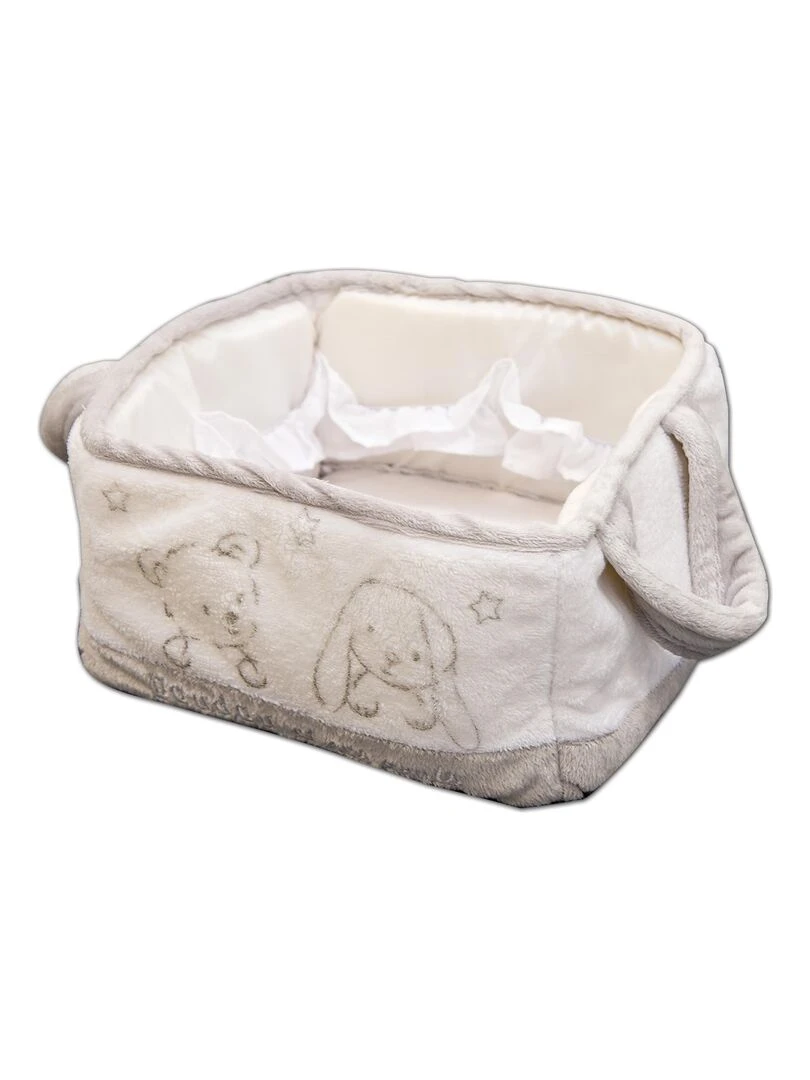 Beauty Case "LAPIN" Blanc Gris