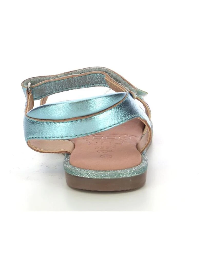 Sandales Cuir Paganisa   Bleu