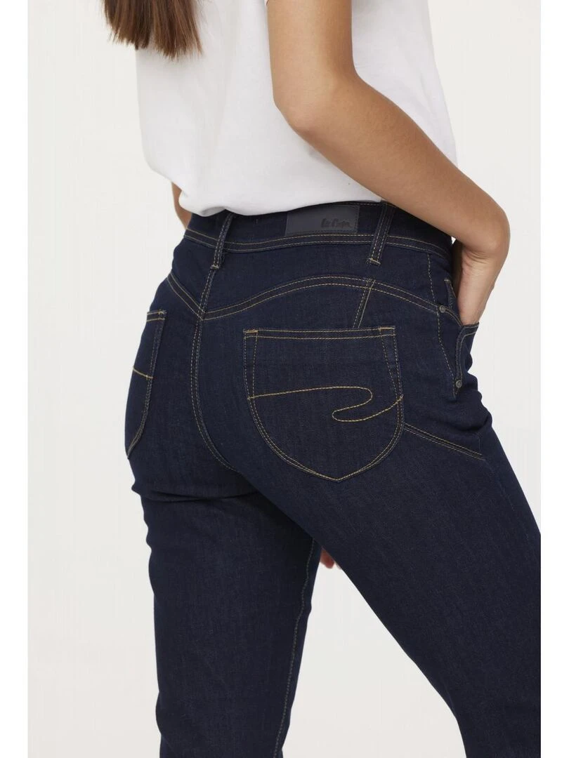 Lee Cooper   Jean coton slim JINNIE   Bleu