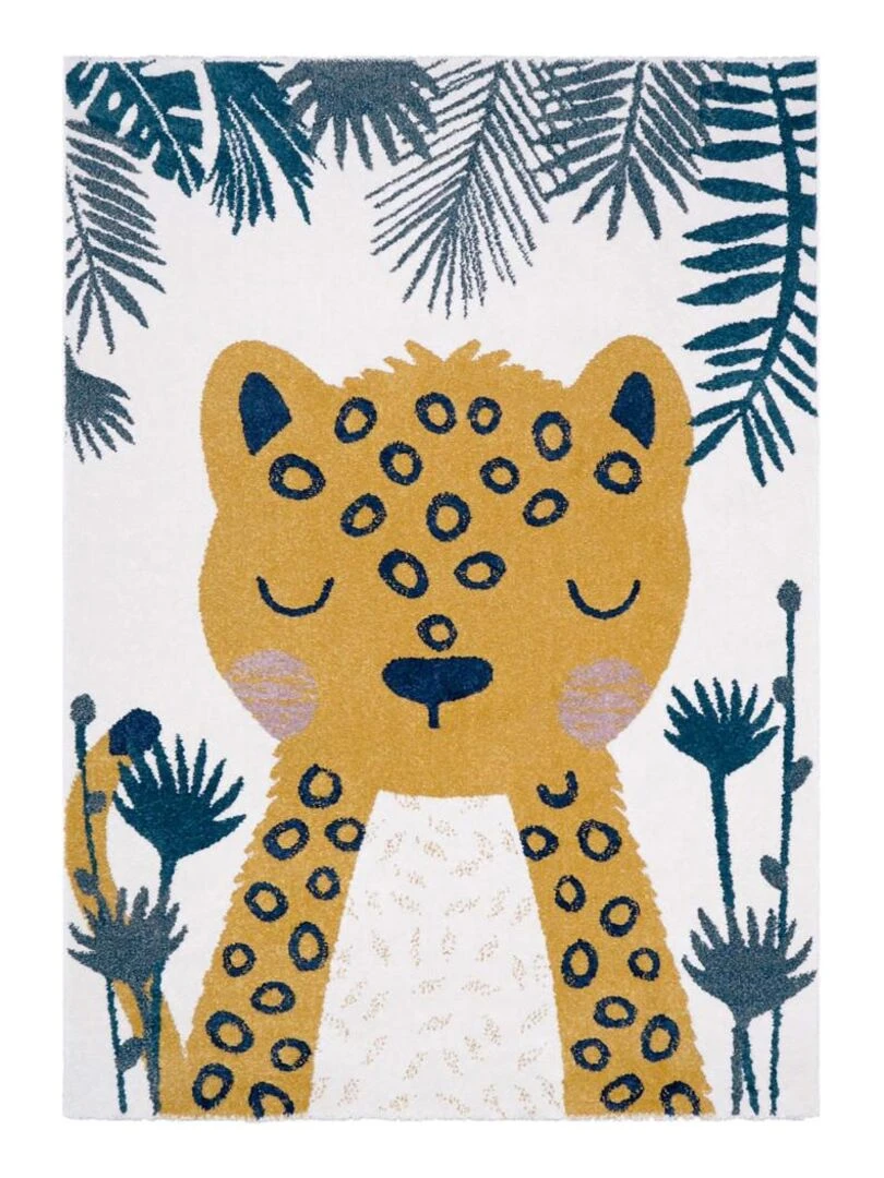 Tapis Enfant Léopard Sören par Nattiot Nattiot Multicolore