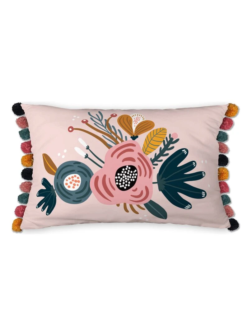 Coussin Champetre Rose